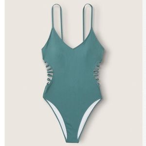 Vs pink cutout one piece